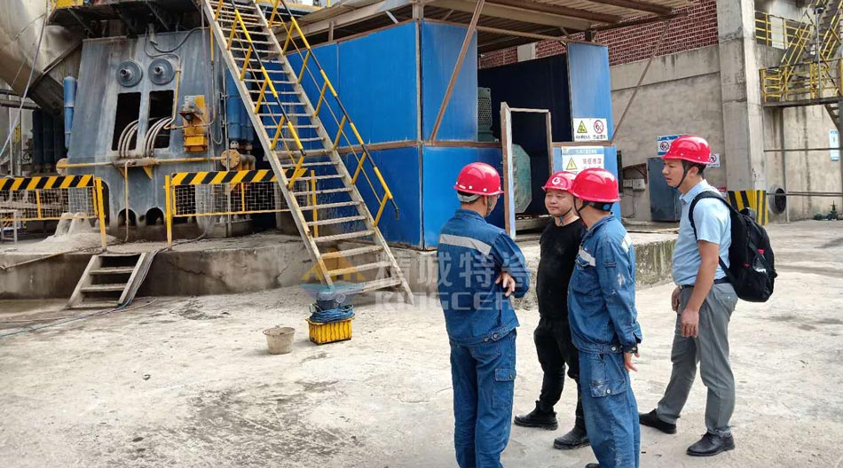 abpay爱博钱包官网特瓷赴四川某水泥厂现场勘探以及手艺交流