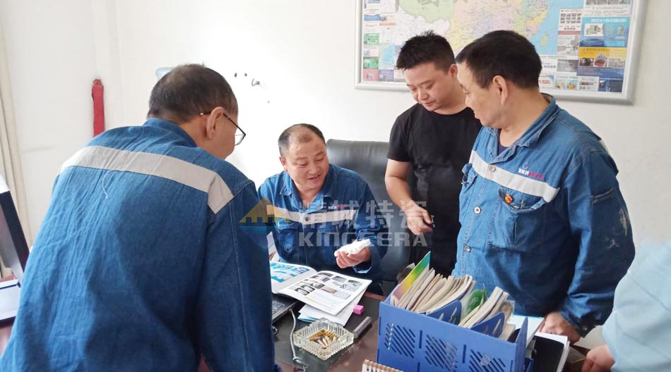 abpay爱博钱包官网特瓷赴四川某水泥厂现场勘探以及手艺交流