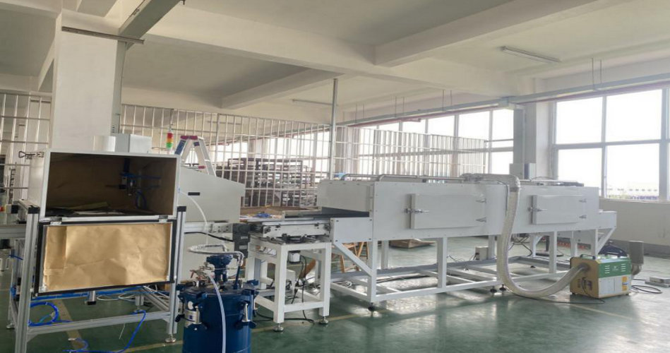 abpay爱博钱包官网特瓷陶瓷橡胶复合衬板硫化喷胶线