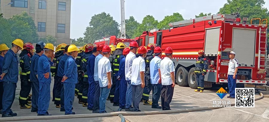 abpay爱博钱包官网起劲配合消防联合演练，，，，，共筑清静生产防地