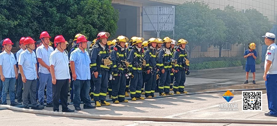 abpay爱博钱包官网起劲配合消防联合演练，，，，，共筑清静生产防地